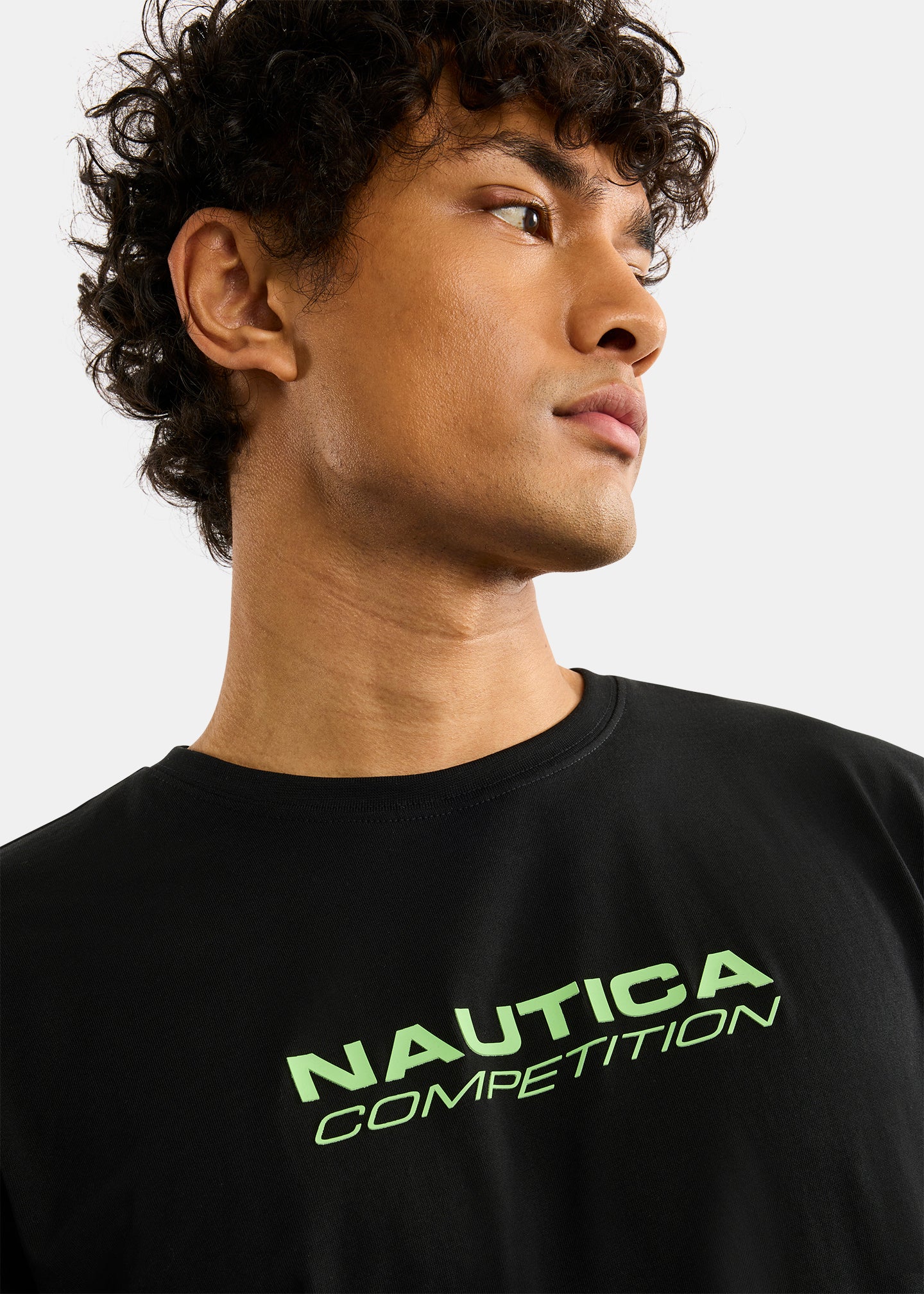 Nautica Competition Ballymore T-Shirt-Black-Detail