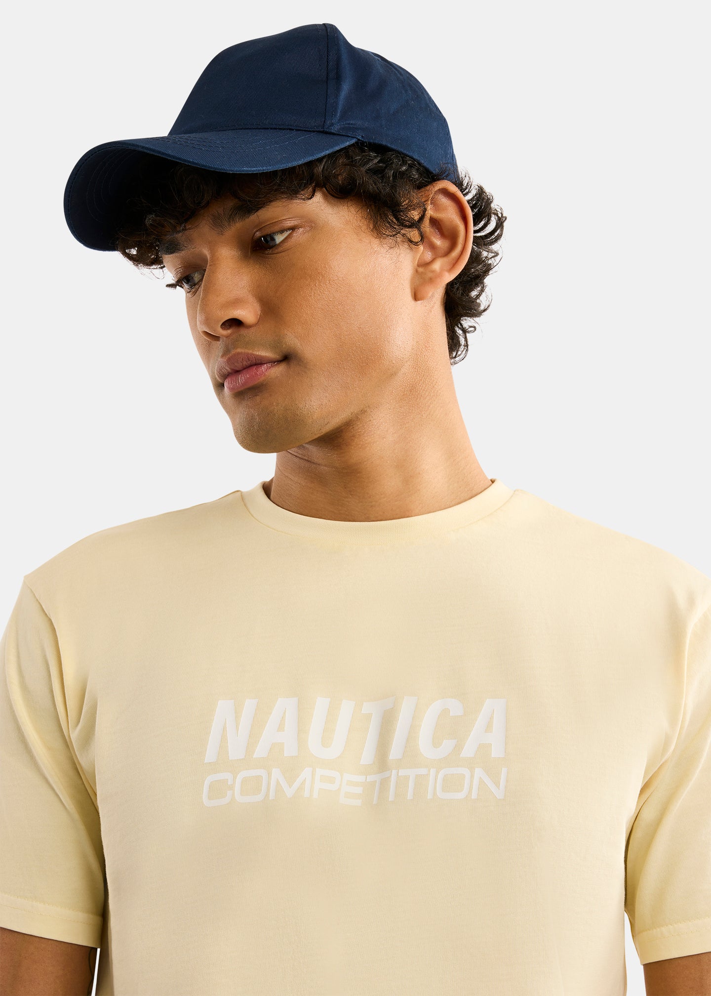 Nautica Competition Johnstown T-Shirt-Wheat-Detail