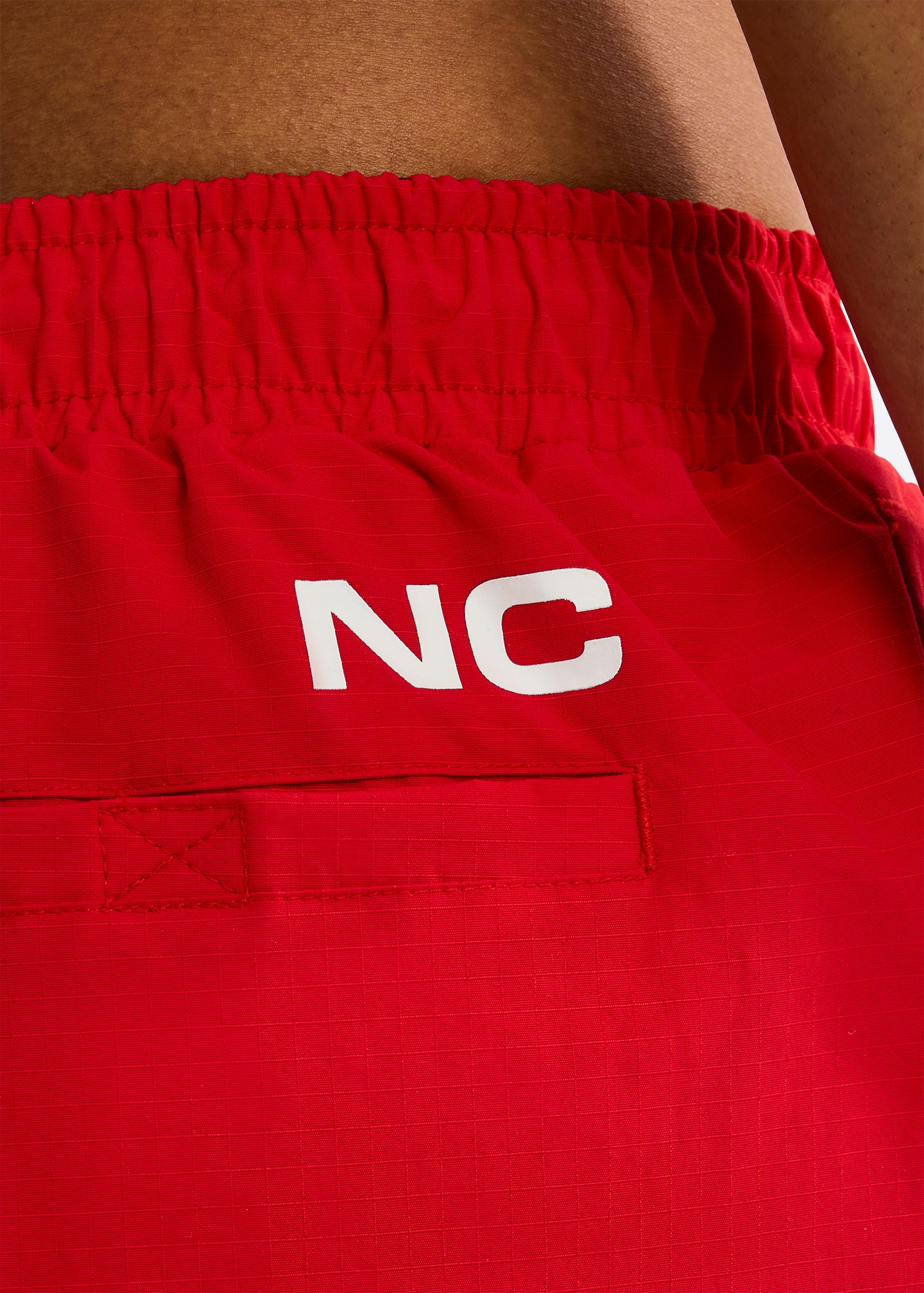 Nautica Competition Ramses Swim Short-True Red-Back Detail
