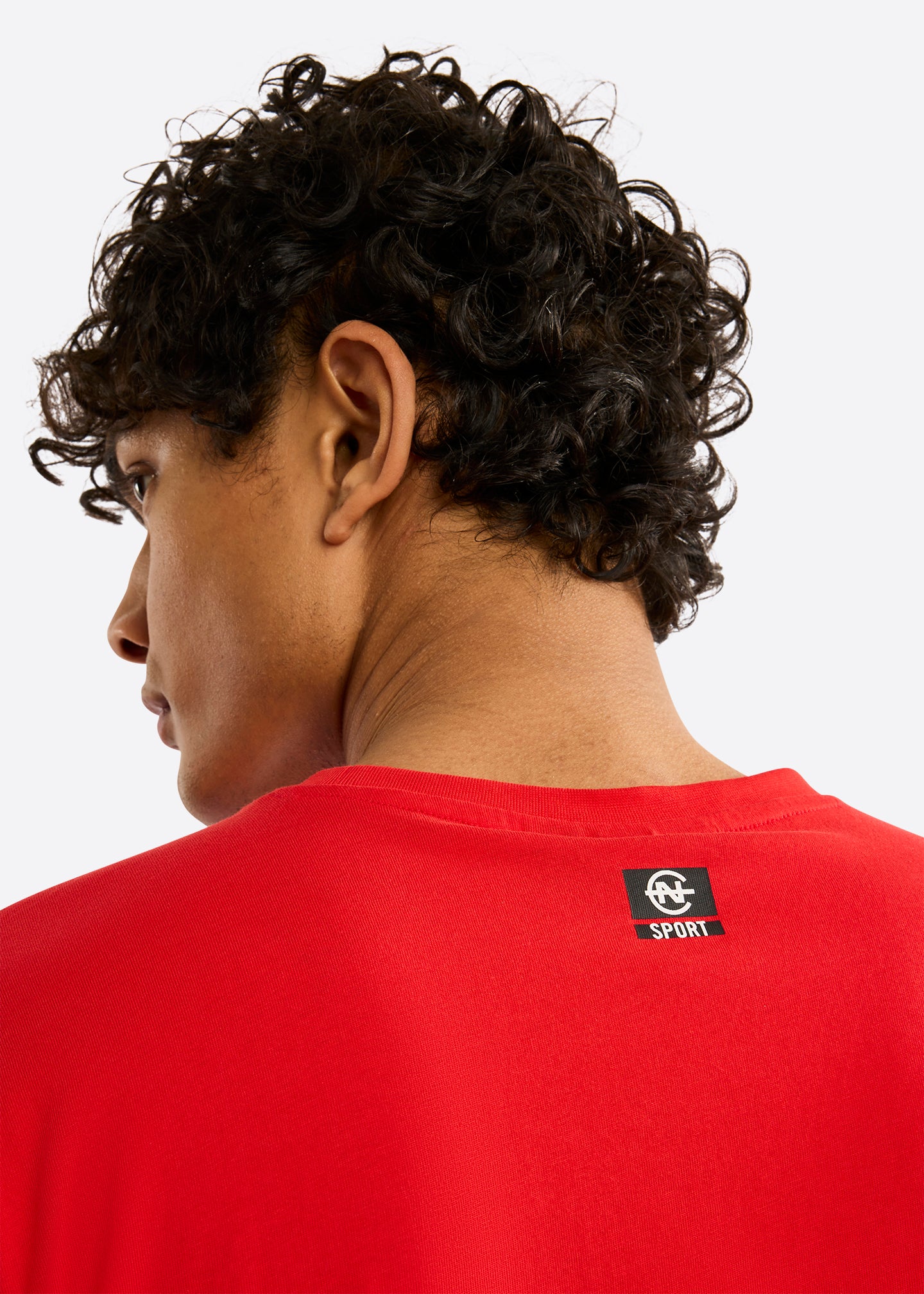 Nautica Competition Wexford T-Shirt-True Red-Back Detail