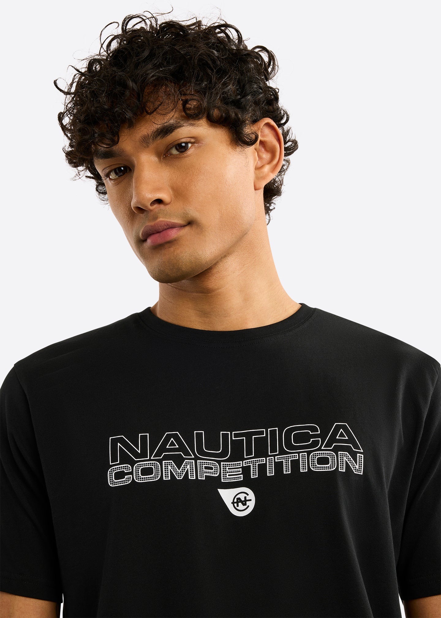 Nautica Competition Effin T-Shirt-Black-Detail
