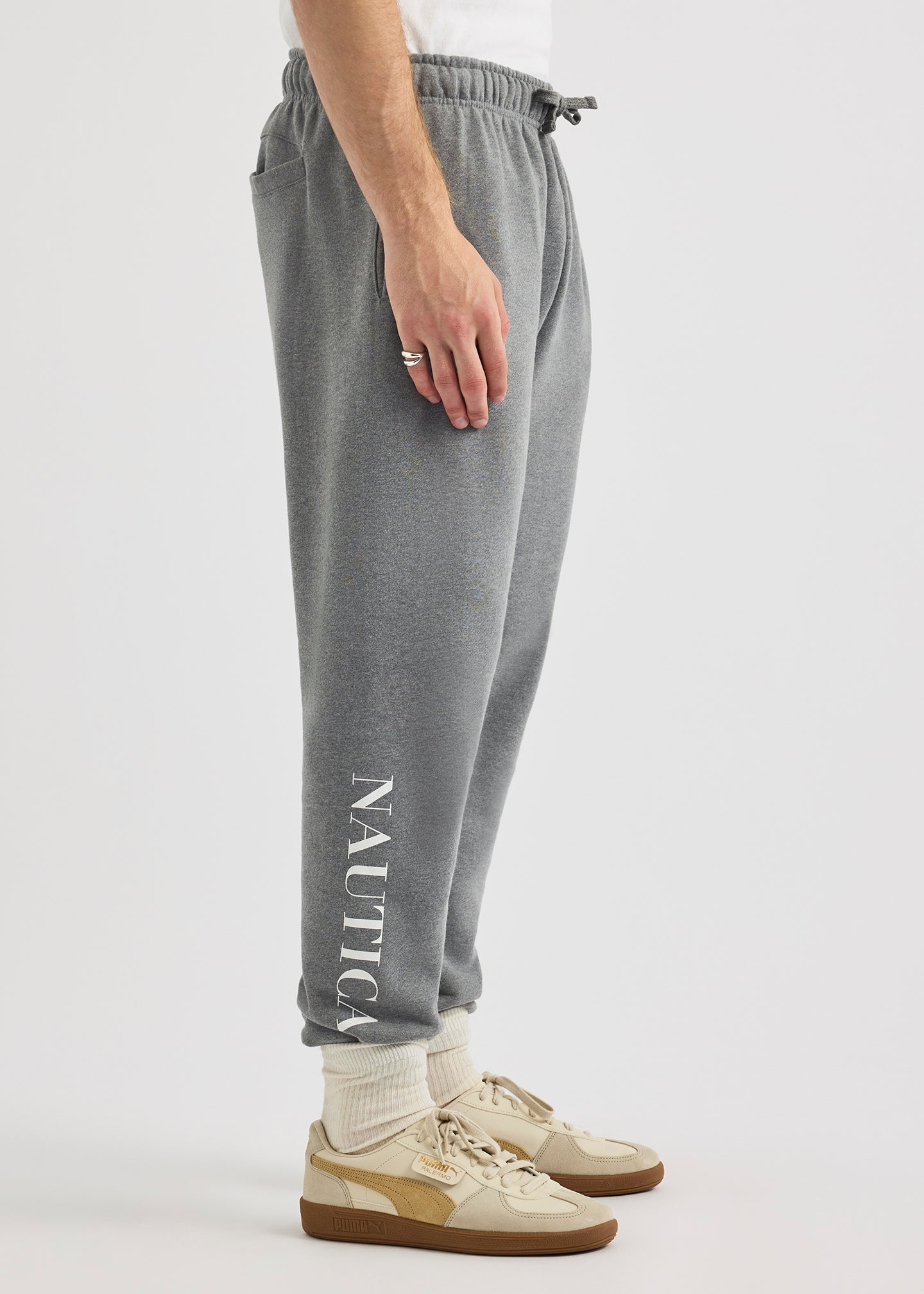Staples Jog Pant - Grey Marl | Nautica Official EU Store