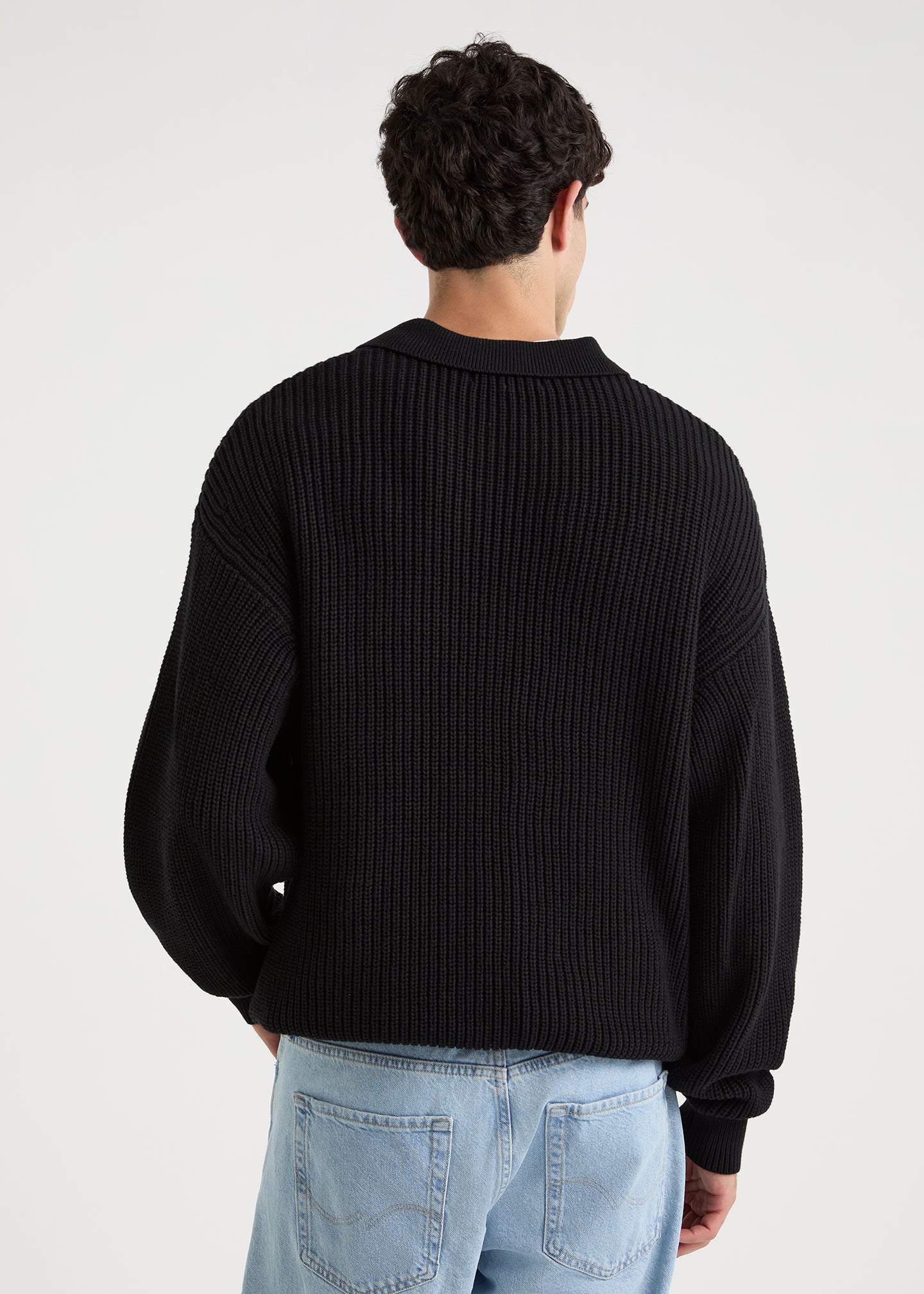 Lisandro 1/4 Zip Top - Black