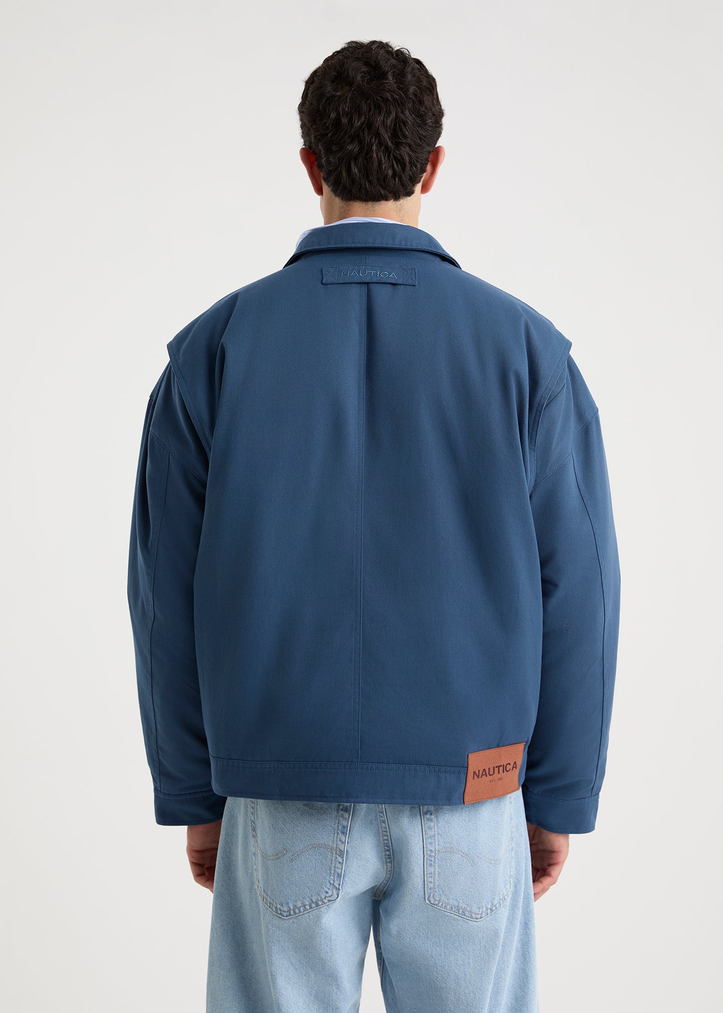 Ozzy Padded Jacket - Washed Denim