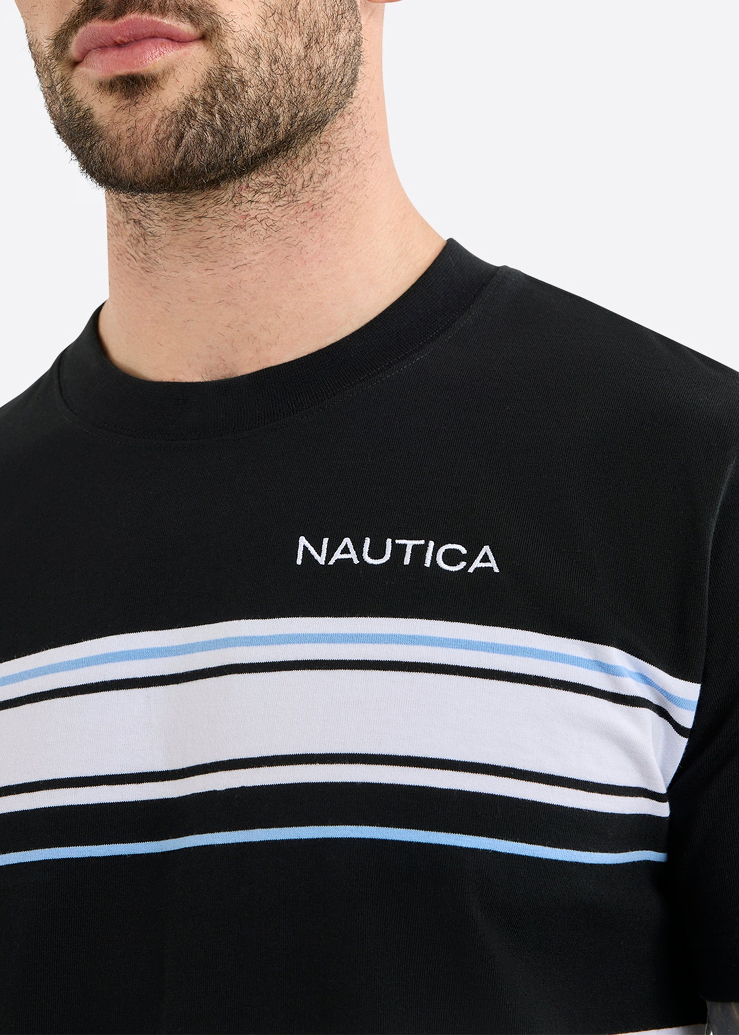Nautica Regis T-Shirt- Black-Detail