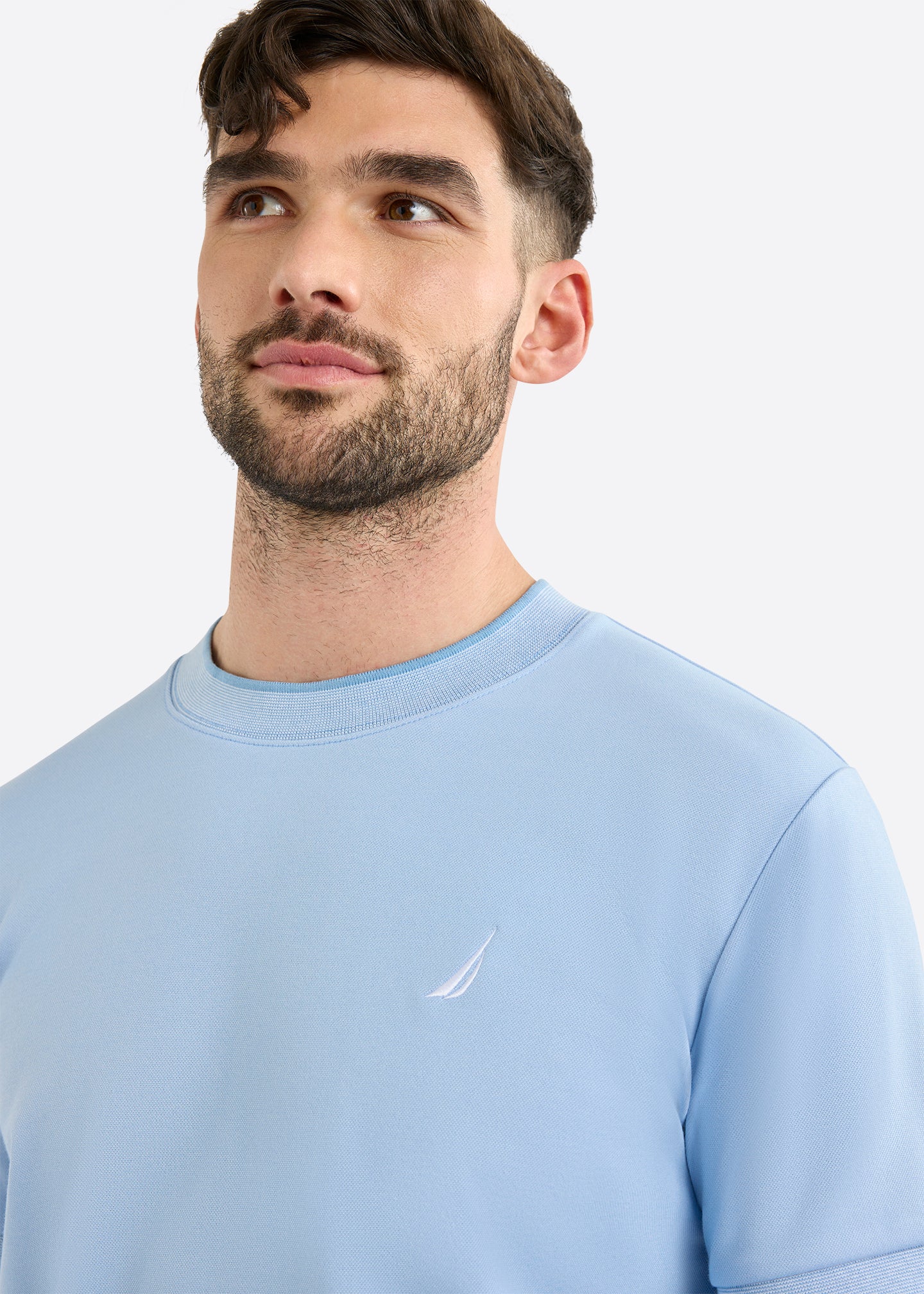 Nautica Sherford T-Shirt-Blue-Detail