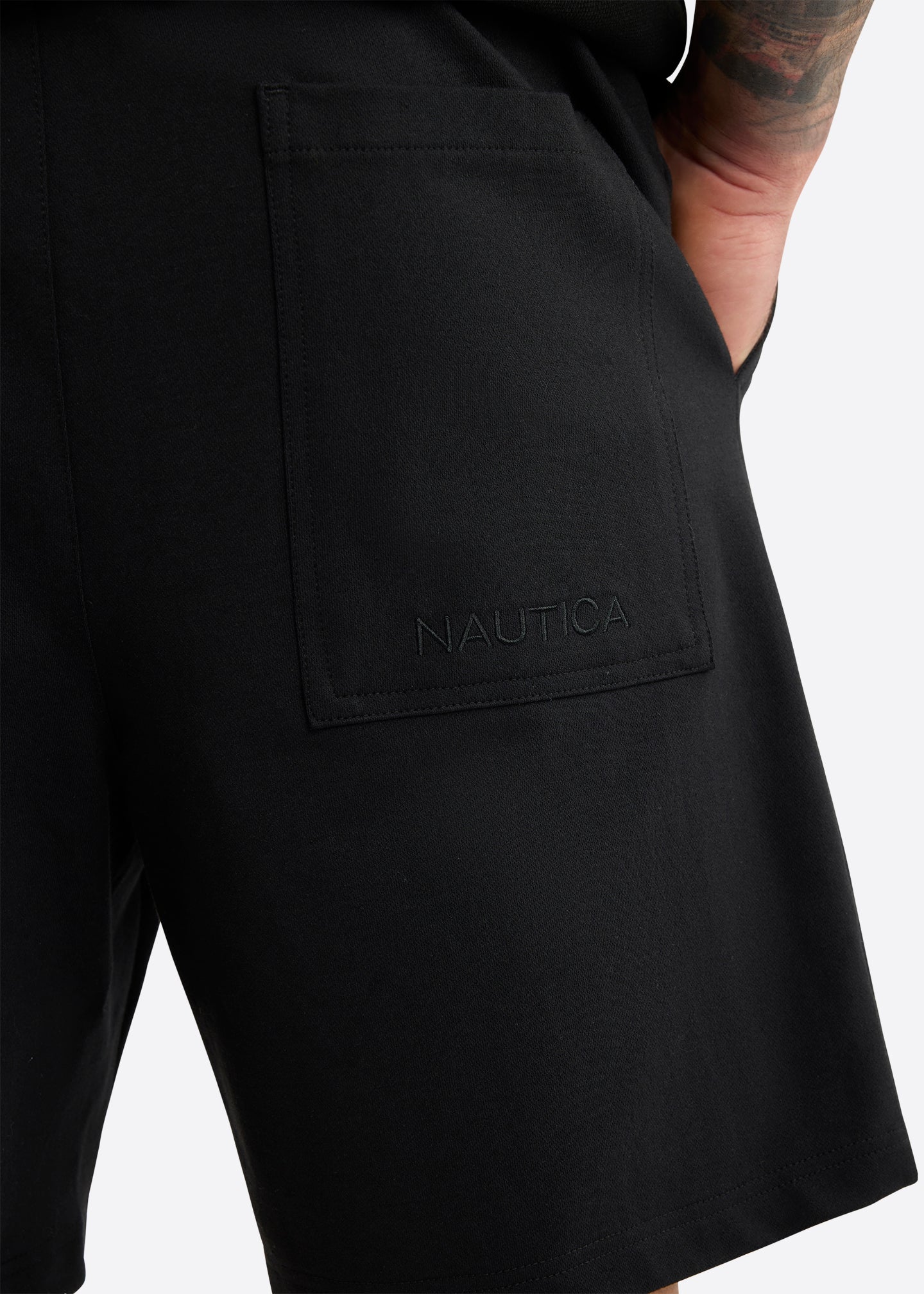 Nautica Stratton Short-Black-Back Detail