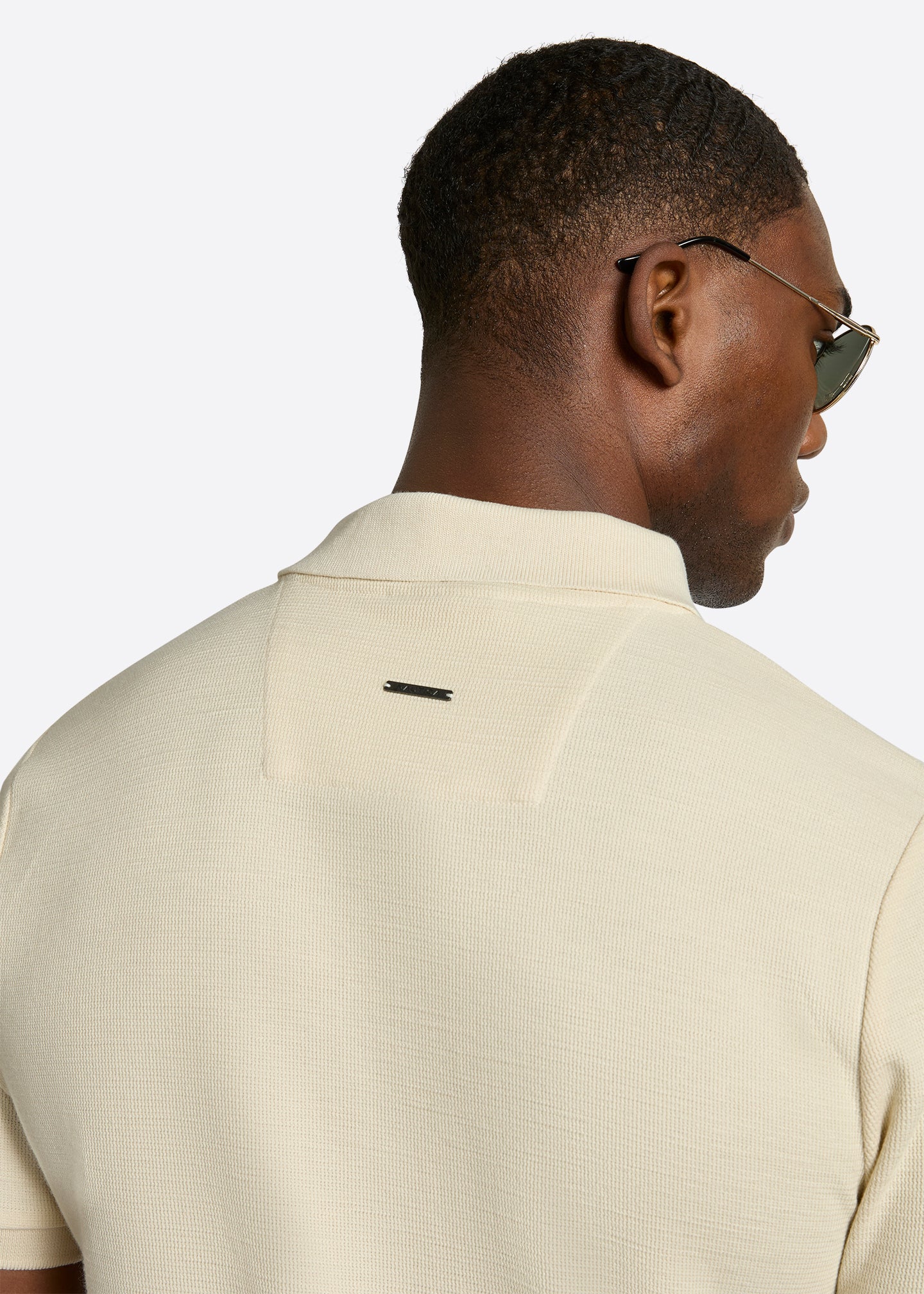 Nautica Amalfi Polo Shirt-Buff-Back Detail