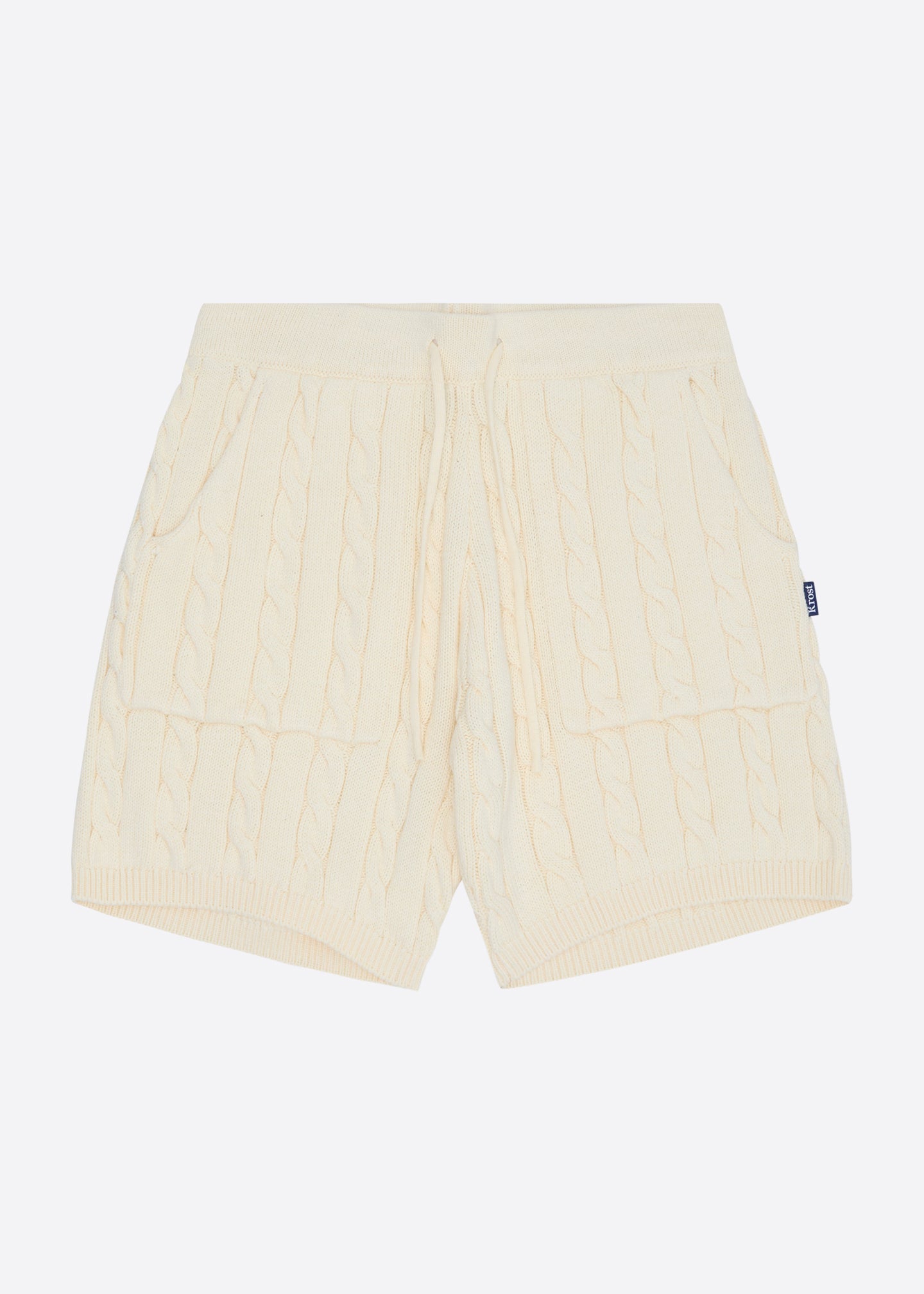 Nautica x Krost Cableknit Shorts White - Main Image