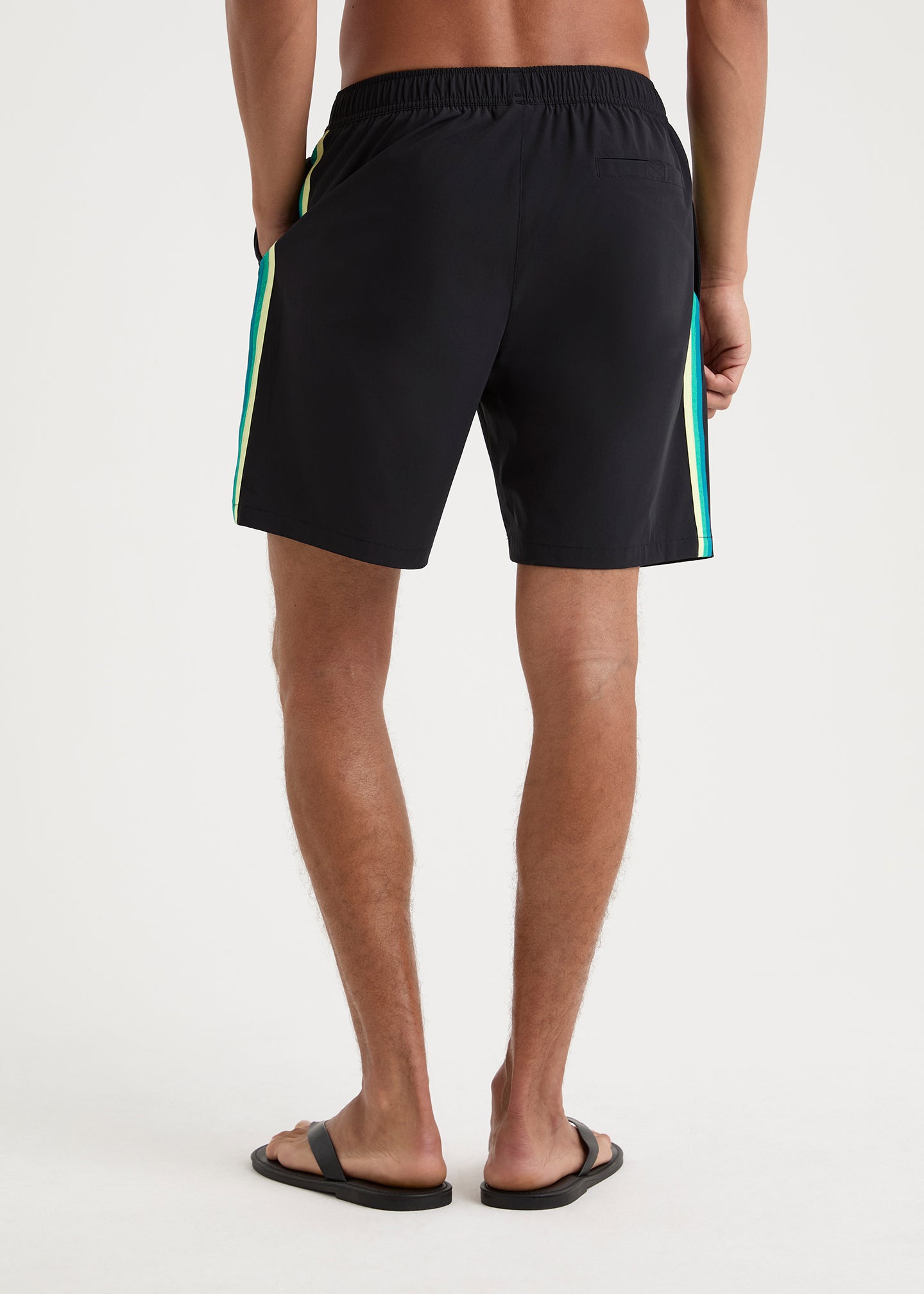 Ribbon Swim Short - Black