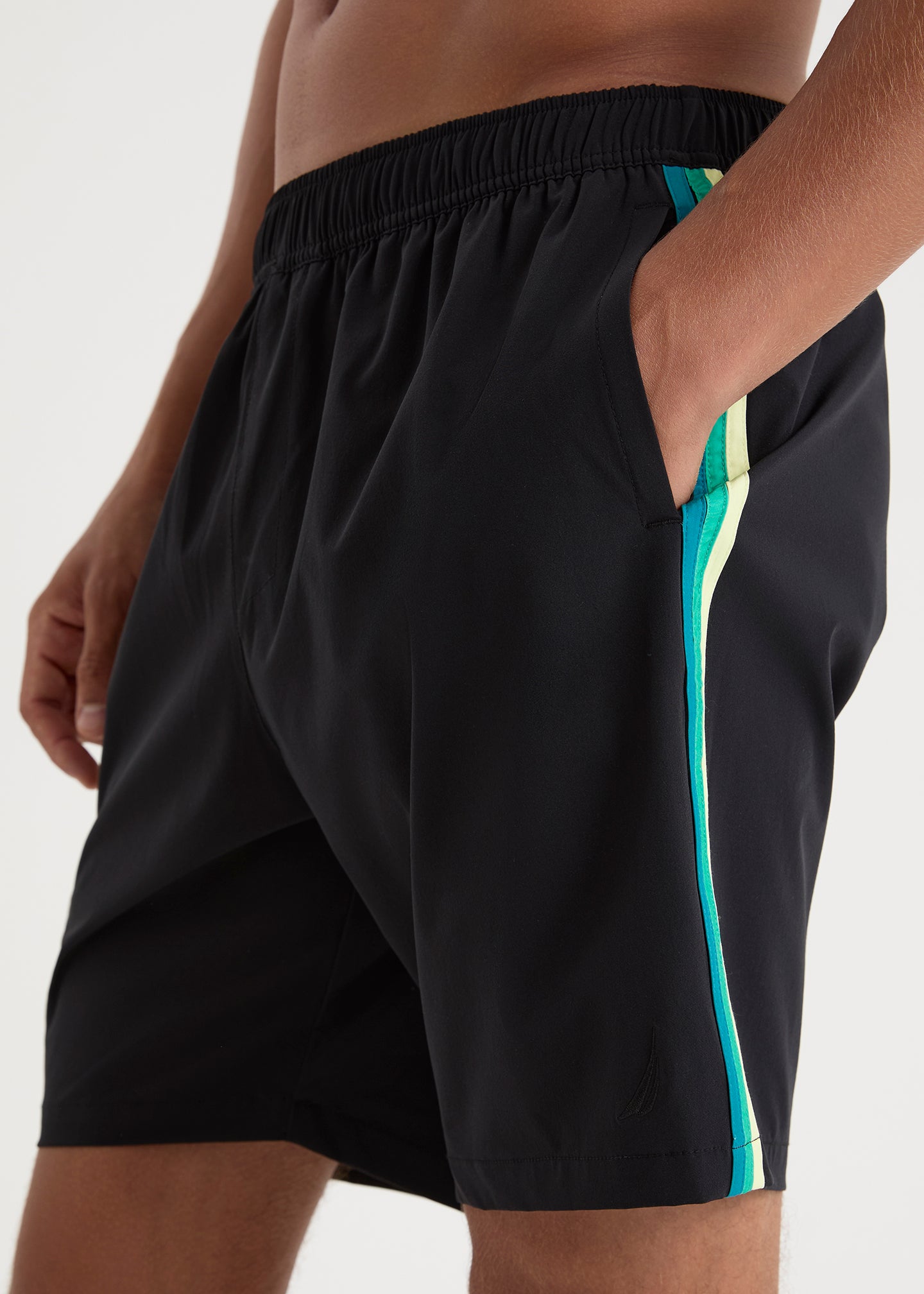 Ribbon Swim Short - Black