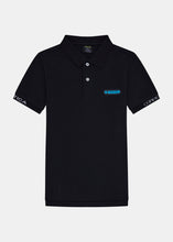 Load image into Gallery viewer, Nautica Competition Lancelin Polo Shirt Jnr - Black - Front