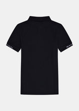 Load image into Gallery viewer, Nautica Competition Lancelin Polo Shirt Jnr - Black - Back