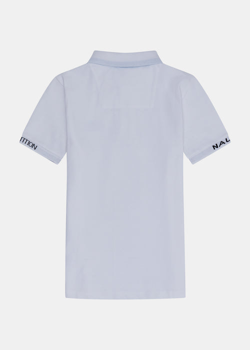 Nautica Competition Lancelin Polo Shirt Jnr - White - Back