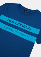 Load image into Gallery viewer, Nautica Competition Lorne T-Shirt Jnr - Dark Blue - Detail
