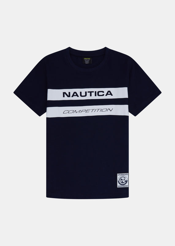 Nautica Competition Lorne T-Shirt Jnr - Dark Navy - Front
