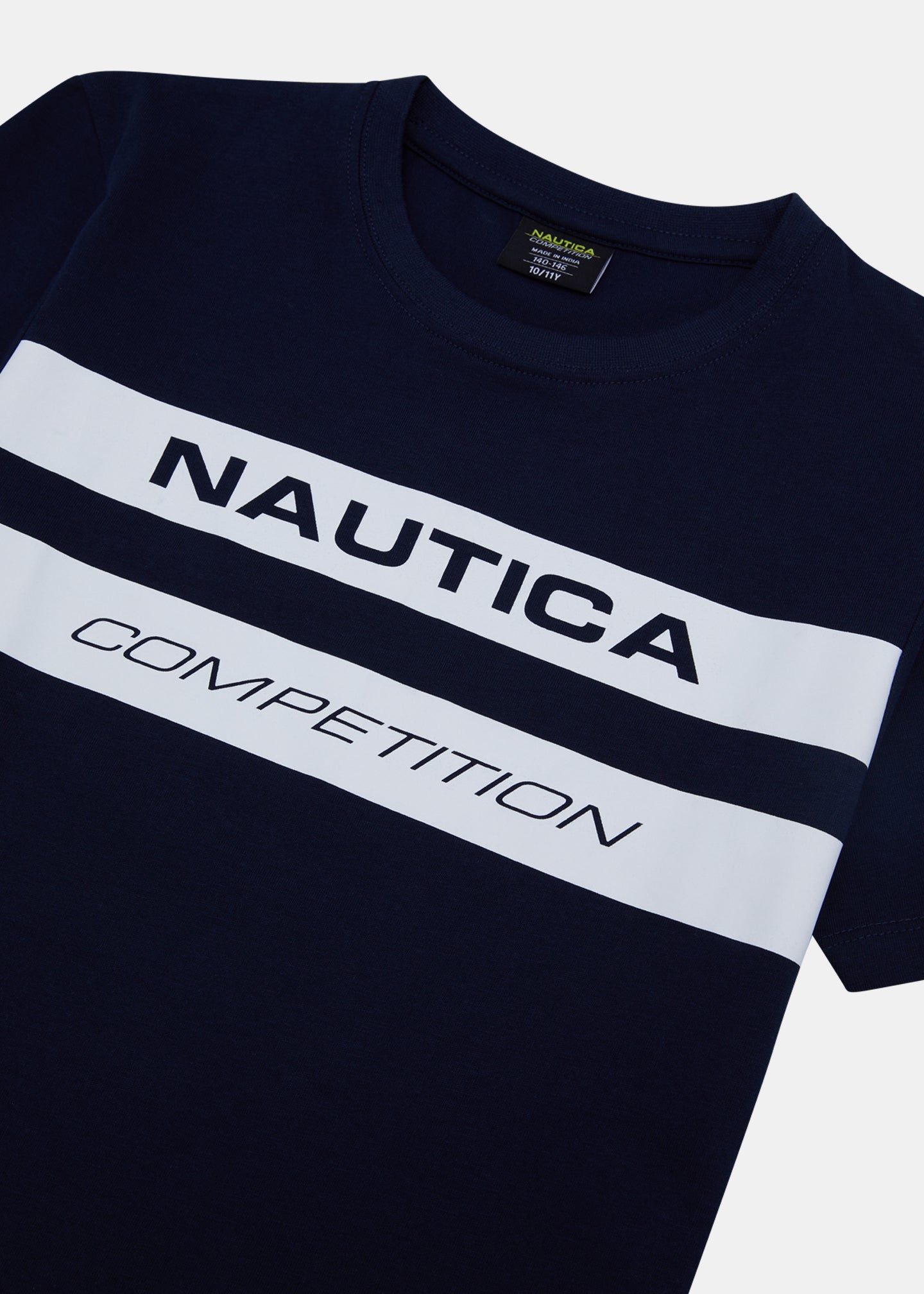 Nautica Competition Lorne T-Shirt Jnr - Dark Navy - Detail