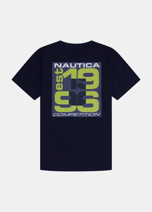 Nautica Competition Wellstead T-Shirt Jnr - Dark Navy - Back