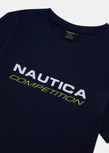 Load image into Gallery viewer, Nautica Competition Wellstead T-Shirt Jnr - Dark Navy - Detail