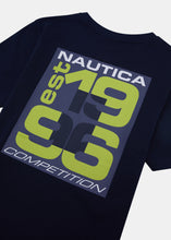 Load image into Gallery viewer, Nautica Competition Wellstead T-Shirt Jnr - Dark Navy - Detail