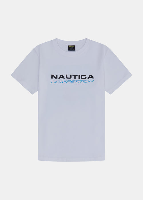 Nautica Competition Torbay T-Shirt Jnr - White - Front