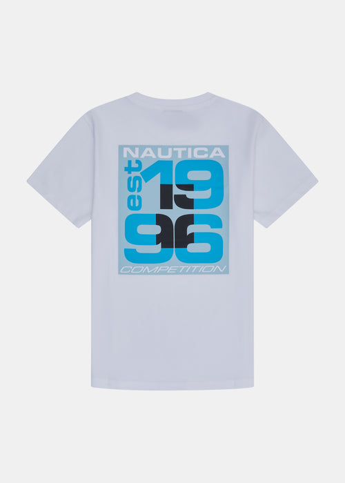 Nautica Competition Wellstead T-Shirt Jnr - White - Back