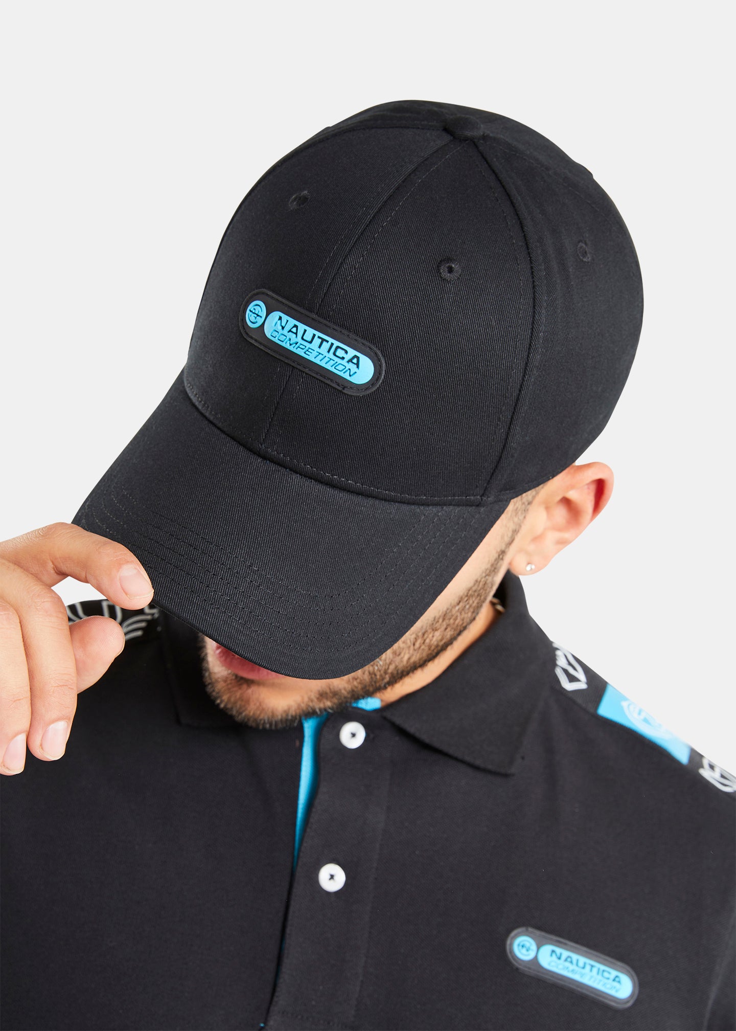 Nautica Competition Mcarthur Snapback Cap - Black - Detail