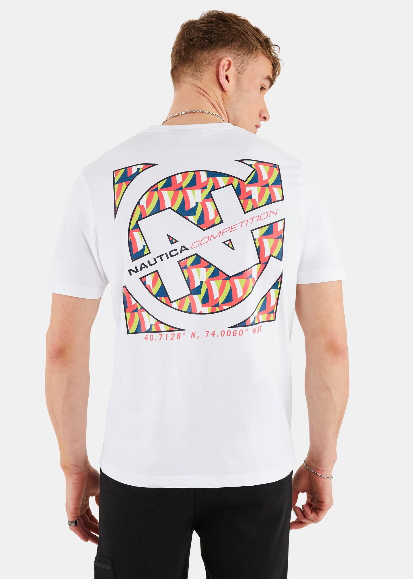 Nautica Competition Shane T-Shirt - White - Back