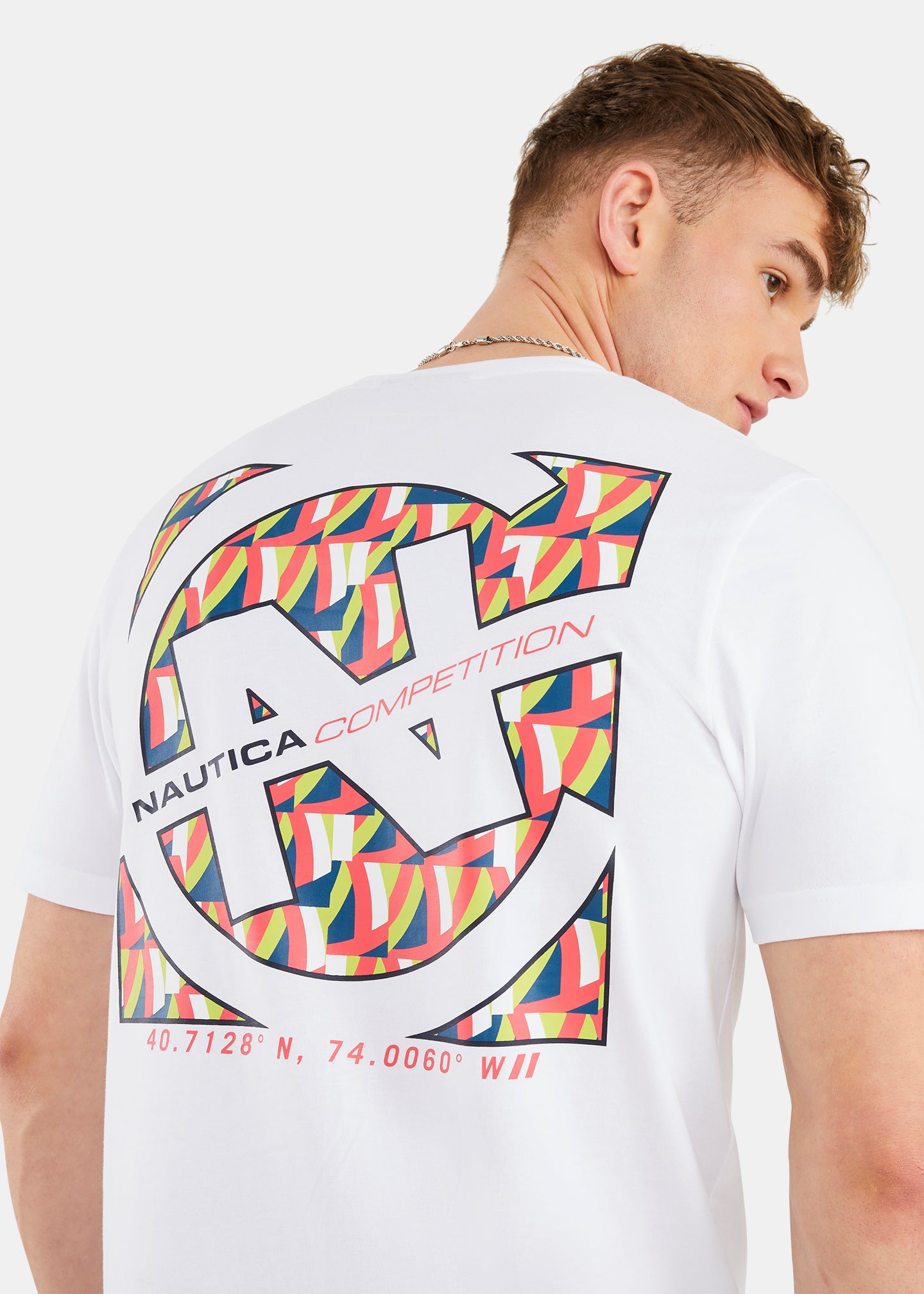 Nautica Competition Shane T-Shirt - White - Detail