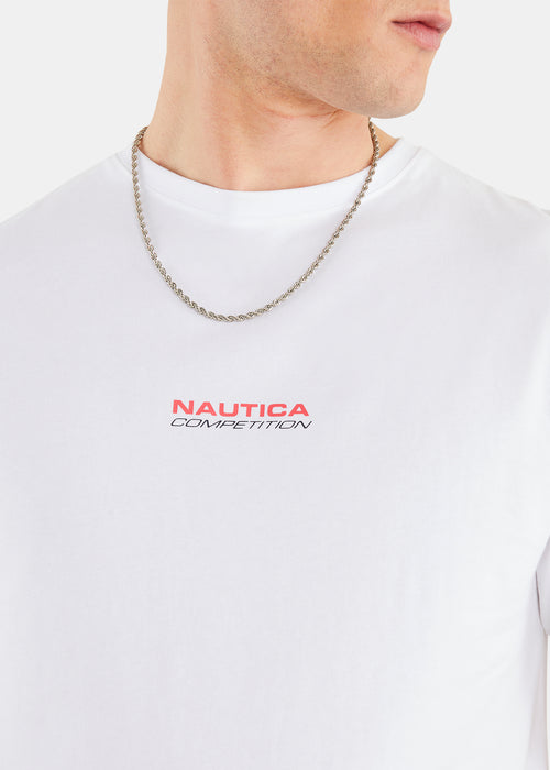 Nautica Competition Shane T-Shirt - White - Detail