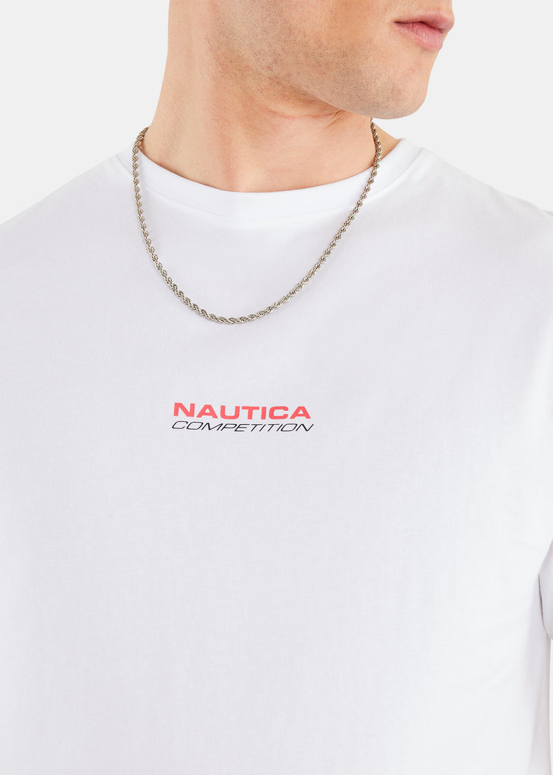 Nautica Competition Shane T-Shirt - White - Detail