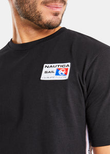Nautica Competition Felton T-Shirt - Black - Detail
