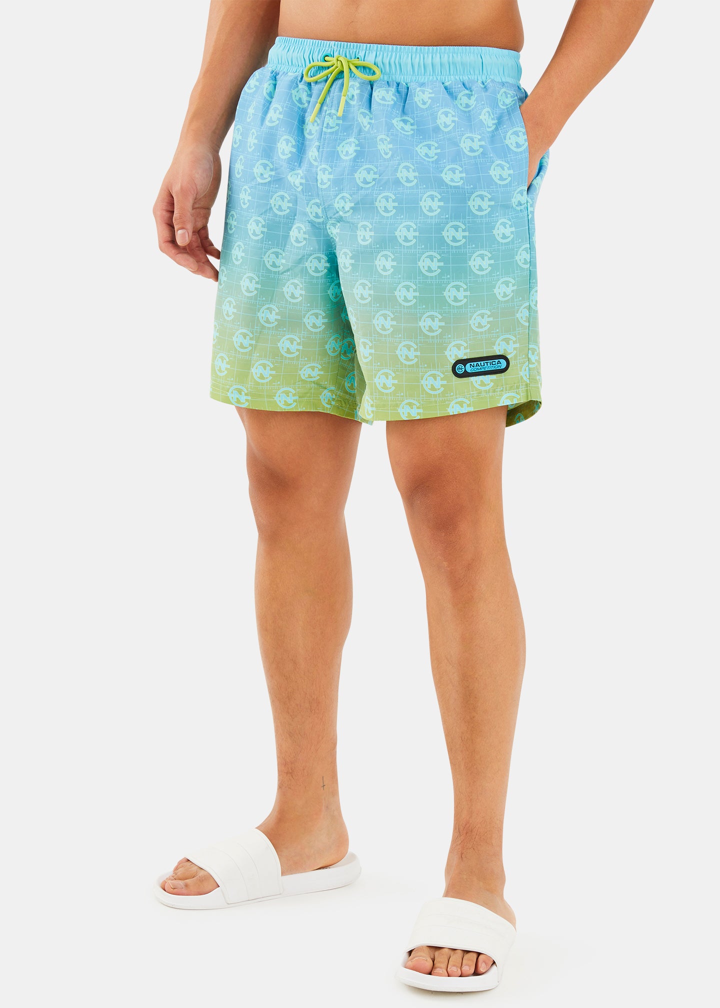 Nautica Competition Seb 6" Swim Short - Electric Blue - Front