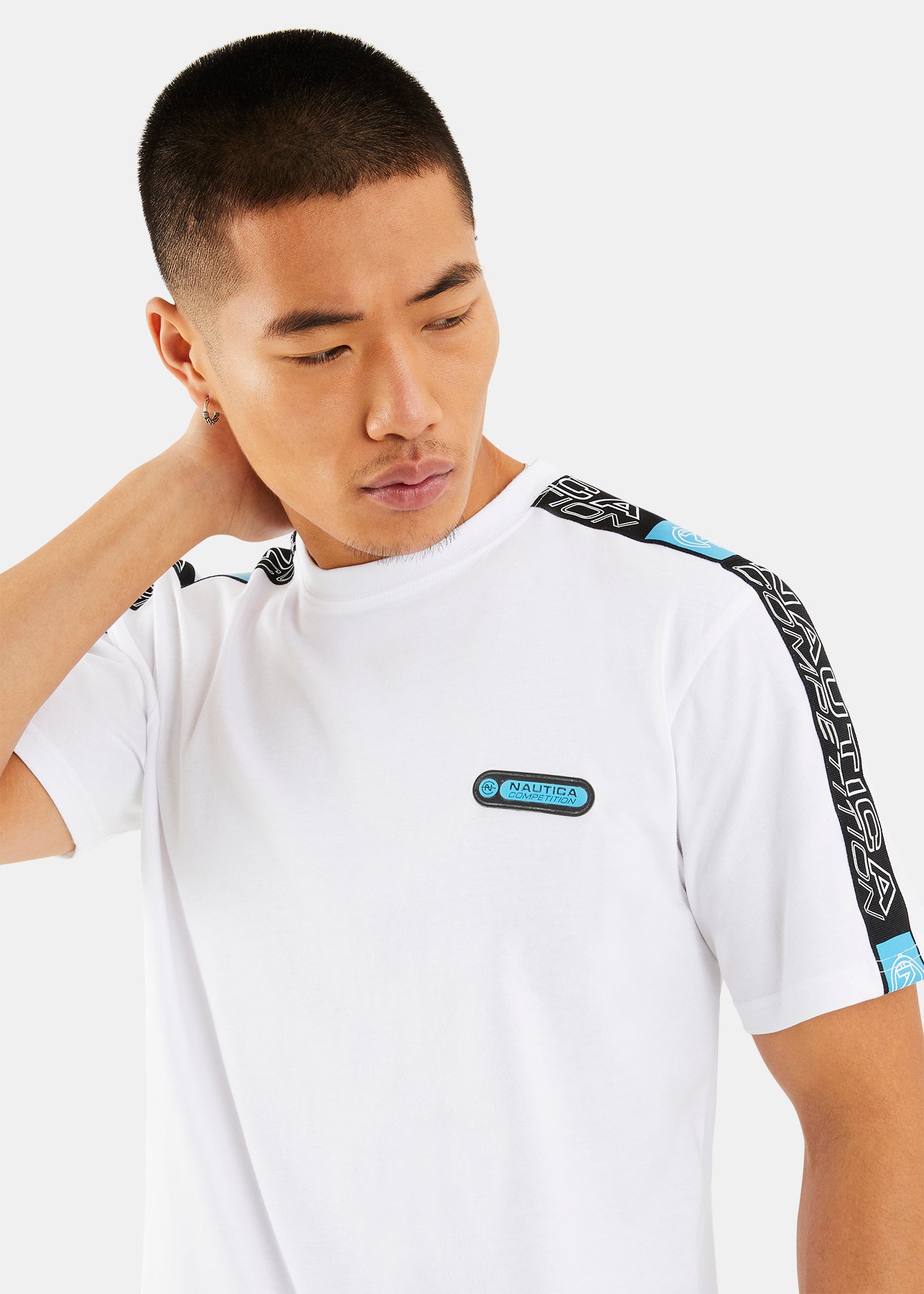 Nautica Competition Colton T-Shirt - White - Detail
