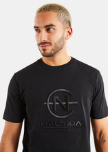 Load image into Gallery viewer, Nautica Competition Dominic T-Shirt - Black - Detail