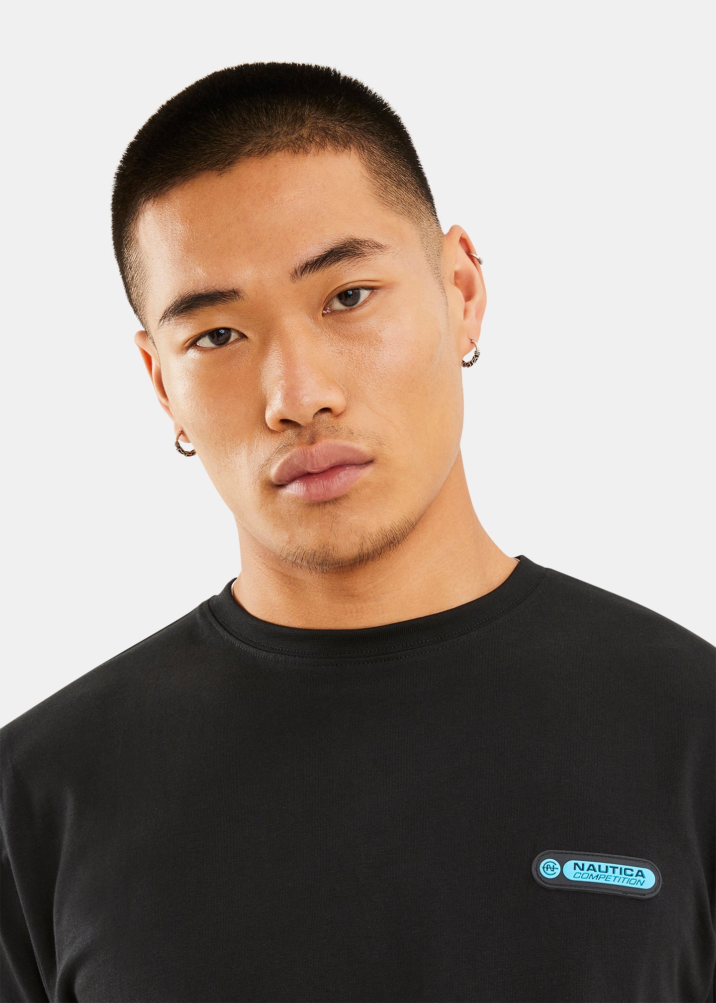 Nautica Competition Rowan T-Shirt - Black - Detail