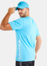 Load image into Gallery viewer, Nautica Competition Rowan T-Shirt - Electric Blue - Back