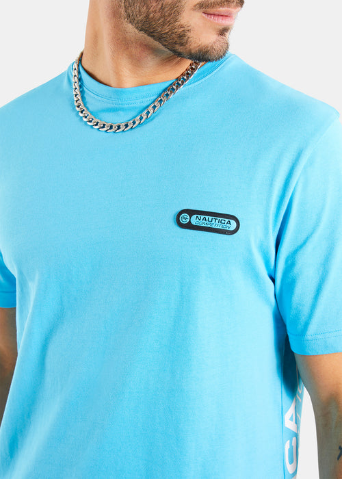 Nautica Competition Rowan T-Shirt - Electric Blue - Detail