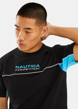 Load image into Gallery viewer, Nautica Competition Barrett T-Shirt - Black - Detail