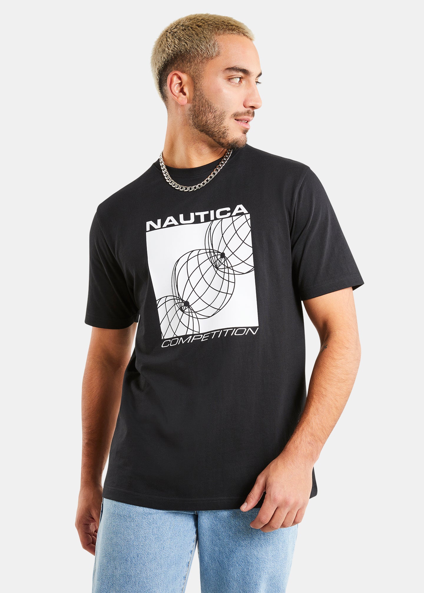 Nautica Competition Remington T-Shirt - Black - Front