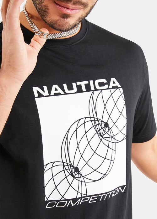 Nautica Competition Remington T-Shirt - Black - Detail