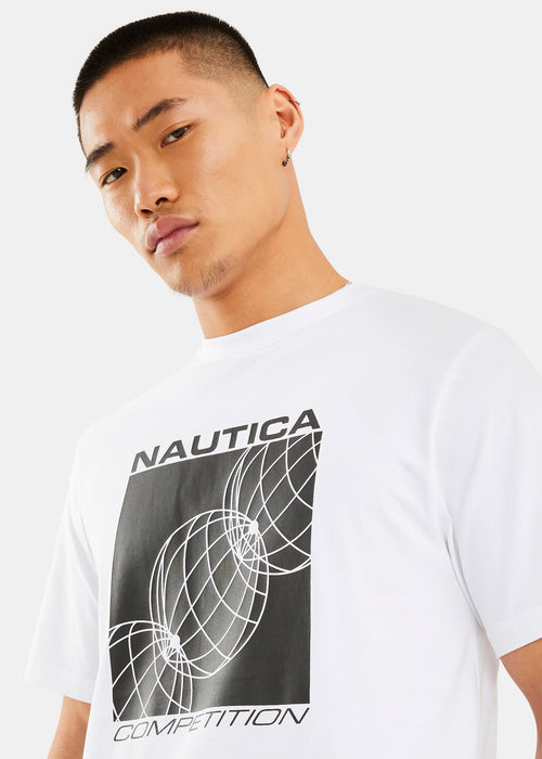 Nautica Competition Remington T-Shirt - White - Detail