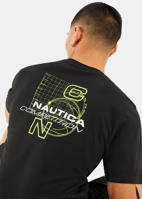 Nautica Competition Bryce T-Shirt - Black - Detail