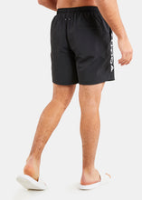 Load image into Gallery viewer, Nautica Competition Riley 6&quot; Swim Short - Black - Back