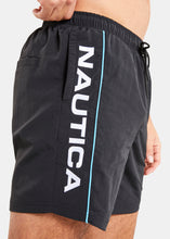 Load image into Gallery viewer, Nautica Competition Riley 6&quot; Swim Short - Black - Detail