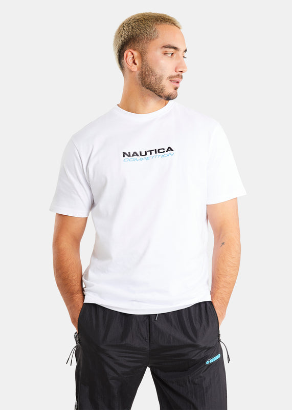 Nautica Competition Kaleb T-Shirt - White - Front