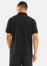 Load image into Gallery viewer, Nautica Competition Paxton Polo Shirt - Black - Back