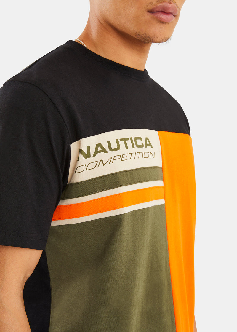 Nautica Competition Jenson T-Shirt - Black - Detail