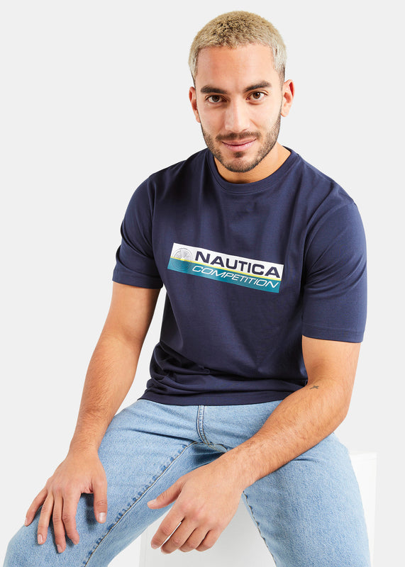 Nautica Competition Vance T-Shirt - Dark Navy - Front