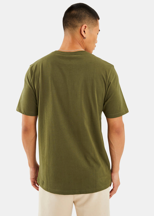 Nautica Competition Vance T-Shirt - Khaki - Back